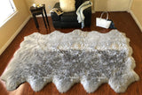 Luxury Faux Sheepskin Shaggy Silky Plush Carpet - Hypoallergenic, Free Shape Rug - lambzydecor.com