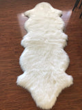 Luxury Faux Sheepskin Shaggy Silky Plush Carpet - Hypoallergenic, Free Shape Rug - lambzydecor.com