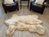 LAMBZY Faux Sheepskin Super Soft Hypoallergenic Silky Shag Bear Rug for Living Room, Kids Room, Sofa - lambzydecor.com