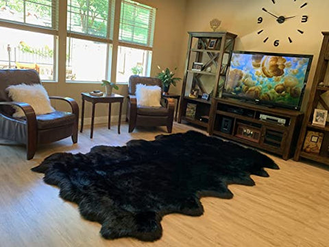LAMBZY Faux Sheepskin Super Soft Hypoallergenic Silky Shag Rug for Living Room, Kids Room, Sofa - lambzydecor.com