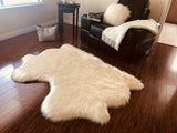 Luxury Faux Sheepskin Shaggy Silky Plush Carpet - Hypoallergenic, Free Shape Rug - lambzydecor.com