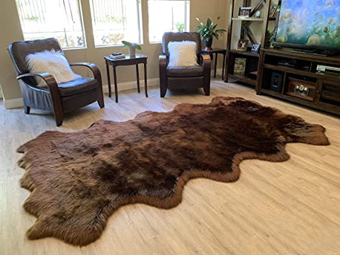 LAMBZY Faux Sheepskin Super Soft Hypoallergenic Silky Shag Rug for Living Room, Kids Room, Sofa - lambzydecor.com