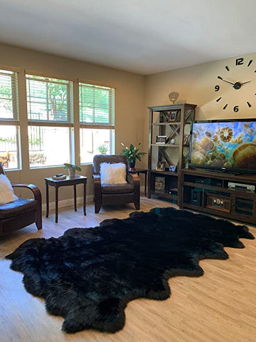 LAMBZY Faux Sheepskin Super Soft Hypoallergenic Silky Shag Rug for Living Room, Kids Room, Sofa - lambzydecor.com