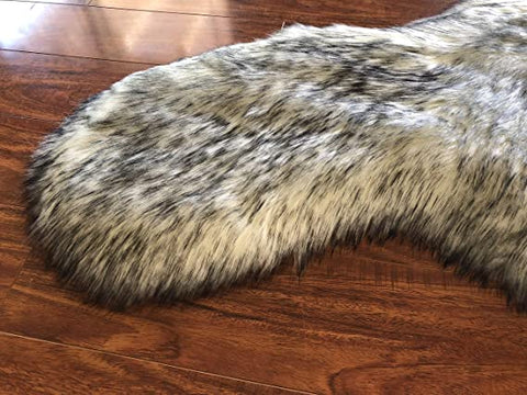 LAMBZY Faux Sheepskin Super Soft Hypoallergenic Silky Shag Bear Rug for Living Room, Kids Room, Sofa - lambzydecor.com