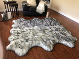 Luxury Faux Sheepskin Shaggy Silky Plush Carpet - Hypoallergenic, Free Shape Rug - lambzydecor.com