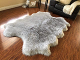 Luxury Faux Sheepskin Shaggy Silky Plush Carpet - Hypoallergenic, Free Shape Rug - lambzydecor.com