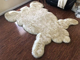 LAMBZY Faux Sheepskin Super Soft Hypoallergenic Silky Shag Bear Rug for Living Room, Kids Room, Sofa - lambzydecor.com