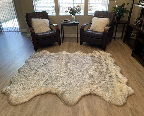 LAMBZY Faux Sheepskin Super Soft Hypoallergenic Silky Shag Rug for Living Room, Kids Room, Sofa - lambzydecor.com