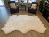 LAMBZY Faux Sheepskin Super Soft Hypoallergenic Silky Shag Rug for Living Room, Kids Room, Sofa - lambzydecor.com