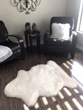 LAMBZY Genuine Sheepskin Silky Area Rug - Thick Strong Bottom Texture Stain Resistant Area Rug - lambzydecor.com
