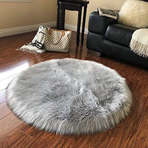 LAMBZY Faux Sheepskin Super Soft Hypoallergenic Rug Plush Fur - lambzydecor.com
