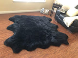 Luxury Faux Sheepskin Shaggy Silky Plush Carpet - Hypoallergenic, Free Shape Rug - lambzydecor.com
