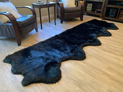 LAMBZY Faux Sheepskin Super Soft Hypoallergenic Silky Shag Rug for Living Room, Kids Room, Sofa - lambzydecor.com