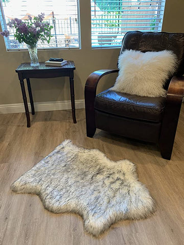 LAMBZY Faux Sheepskin Super Soft Hypoallergenic Silky Shag Rug for Living Room, Kids Room, Sofa - lambzydecor.com