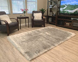 LAMBZY Faux Sheepskin Super Soft Hypoallergenic Silky Shag Rug for Living Room, Kids Room, Sofa - lambzydecor.com