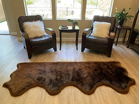 LAMBZY Faux Sheepskin Super Soft Hypoallergenic Silky Shag Rug for Living Room, Kids Room, Sofa - lambzydecor.com