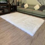 LAMBZY High Pile Super Fluffy Soft Faux Sheepskin Rug, Classic Sheepskin Super Soft to Touch Rug - lambzydecor.com