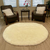 Luxury Faux Sheepskin Fur Rug, Fluffy Area Rug, Non-Slip Home Décor Accent - lambzydecor.com