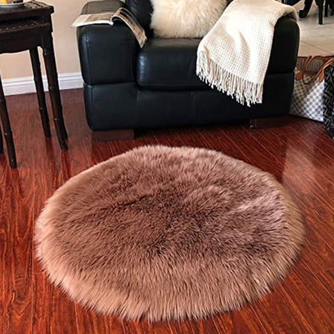 LAMBZY Faux Sheepskin Super Soft Hypoallergenic Rug Plush Fur - lambzydecor.com