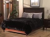 Super Soft Faux Sheepskin Silky Shag Bedspread - lambzydecor.com