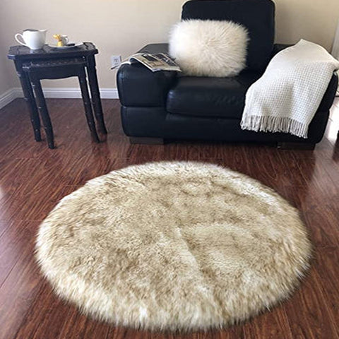 LAMBZY Faux Sheepskin Super Soft Hypoallergenic Rug Plush Fur - lambzydecor.com