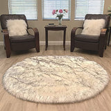 Luxury Faux Sheepskin Fur Rug, Fluffy Area Rug, Non-Slip Home Décor Accent - lambzydecor.com