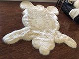 LAMBZY Faux Sheepskin Super Soft Hypoallergenic Silky Shag Bear Rug for Living Room, Kids Room, Sofa - lambzydecor.com