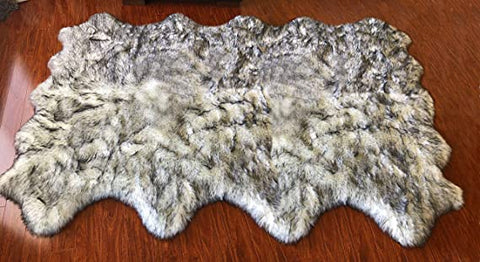 Luxury Faux Sheepskin Shaggy Silky Plush Carpet - Hypoallergenic, Free Shape Rug - lambzydecor.com