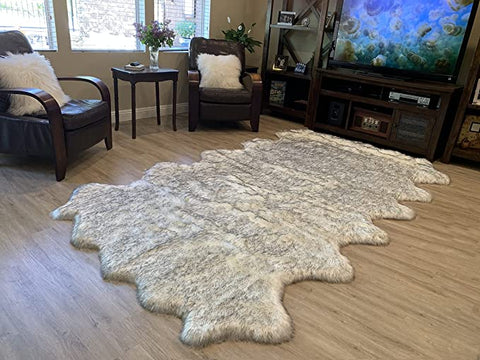 LAMBZY Faux Sheepskin Super Soft Hypoallergenic Silky Shag Rug for Living Room, Kids Room, Sofa - lambzydecor.com