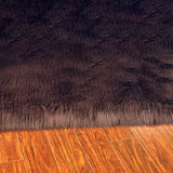Soft and Durable Faux Sheepskin Rug with Border - Perfect for Any Room - lambzydecor.com
