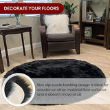 Luxury Faux Sheepskin Fur Rug, Fluffy Area Rug, Non-Slip Home Décor Accent - lambzydecor.com