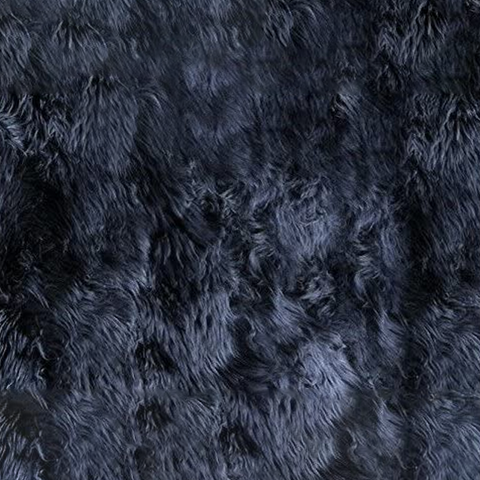 Plush and Premium Faux Sheepskin Shag Rug - Lena Collection, Square Area Rug - lambzydecor.com