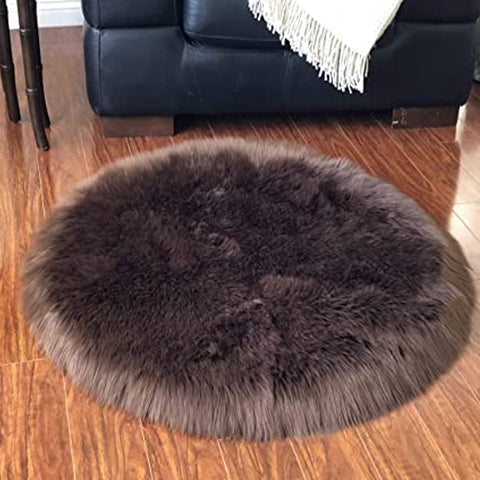 LAMBZY Faux Sheepskin Super Soft Hypoallergenic Rug Plush Fur - lambzydecor.com