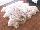 Luxury Faux Sheepskin Shaggy Silky Plush Carpet - Hypoallergenic, Free Shape Rug - lambzydecor.com