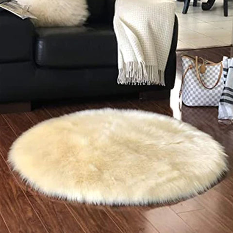 LAMBZY Faux Sheepskin Super Soft Hypoallergenic Rug Plush Fur - lambzydecor.com