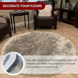 Luxury Faux Sheepskin Fur Rug, Fluffy Area Rug, Non-Slip Home Décor Accent - lambzydecor.com