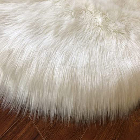 LAMBZY Faux Sheepskin Super Soft Hypoallergenic Rug Plush Fur - lambzydecor.com
