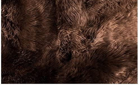 Super Soft Faux Sheepskin Silky Shag Bedspread - lambzydecor.com