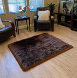 LAMBZY Faux Sheepskin Super Soft Hypoallergenic Silky Shag Rug for Living Room, Kids Room, Sofa - lambzydecor.com