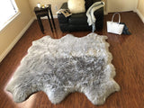 Luxury Faux Sheepskin Shaggy Silky Plush Carpet - Hypoallergenic, Free Shape Rug - lambzydecor.com
