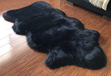 Luxury Faux Sheepskin Shaggy Silky Plush Carpet - Hypoallergenic, Free Shape Rug - lambzydecor.com