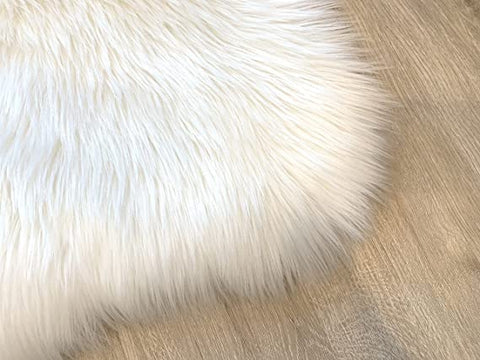 LAMBZY Faux Sheepskin Super Soft Hypoallergenic Silky Shag Rug for Living Room, Kids Room, Sofa - lambzydecor.com