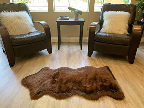 LAMBZY Faux Sheepskin Super Soft Hypoallergenic Silky Shag Rug for Living Room, Kids Room, Sofa - lambzydecor.com