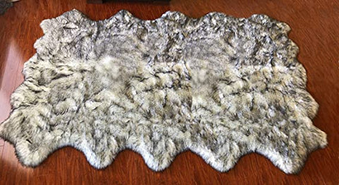 Luxury Faux Sheepskin Shaggy Silky Plush Carpet - Hypoallergenic, Free Shape Rug - lambzydecor.com