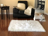 LAMBZY Faux Sheepskin Super Soft Hypoallergenic Square Area Rug Plush Fur Premium Shag - lambzydecor.com