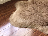 Luxury Faux Sheepskin Shaggy Silky Plush Carpet - Hypoallergenic, Free Shape Rug - lambzydecor.com