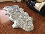Luxury Faux Sheepskin Shaggy Silky Plush Carpet - Hypoallergenic, Free Shape Rug - lambzydecor.com