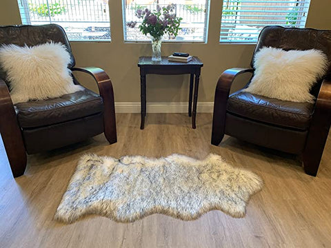 LAMBZY Faux Sheepskin Super Soft Hypoallergenic Silky Shag Rug for Living Room, Kids Room, Sofa - lambzydecor.com