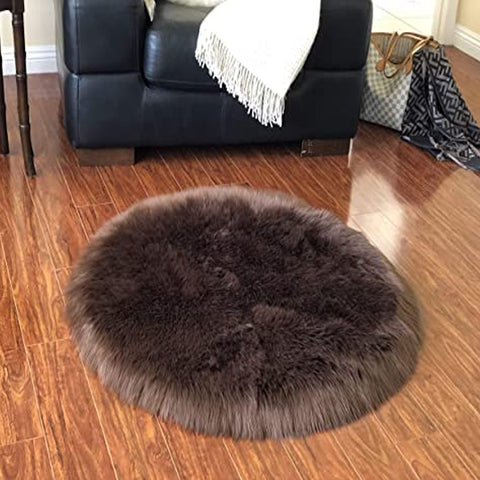 LAMBZY Faux Sheepskin Super Soft Hypoallergenic Rug Plush Fur - lambzydecor.com