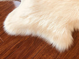 Luxury Faux Sheepskin Shaggy Silky Plush Carpet - Hypoallergenic, Free Shape Rug - lambzydecor.com